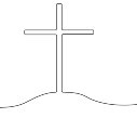 cross-outline cross-outline