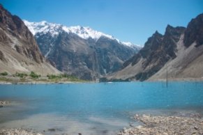 water-sky-mountains